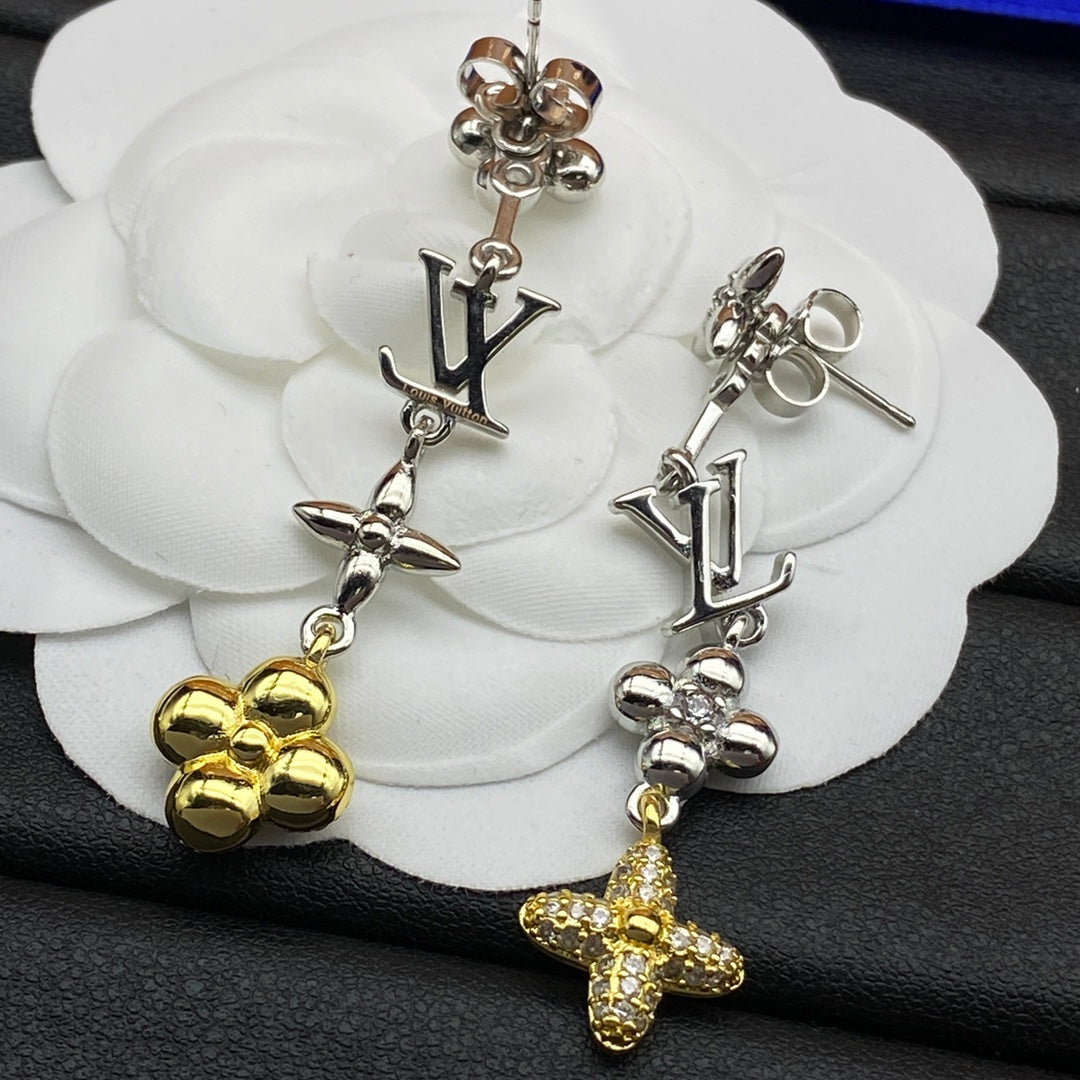 18K Louis Vuitton Blossom Long Earrings